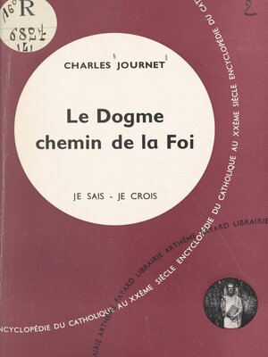 cover image of Je sais, je crois (1)